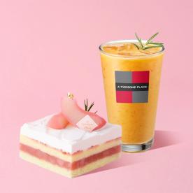 떠먹는 피치생 + 복숭아 주스 R