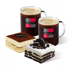 떠먹는 티라미수 + 떠먹는 아박 + 아메리카노 R 2잔