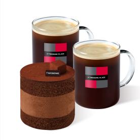 파베 초콜릿 케이크 (쁘띠) + 아메리카노 R 2잔