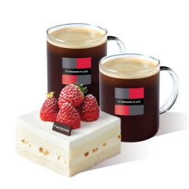 떠먹는 화이트 스초생 + 아메리카노 R 2잔